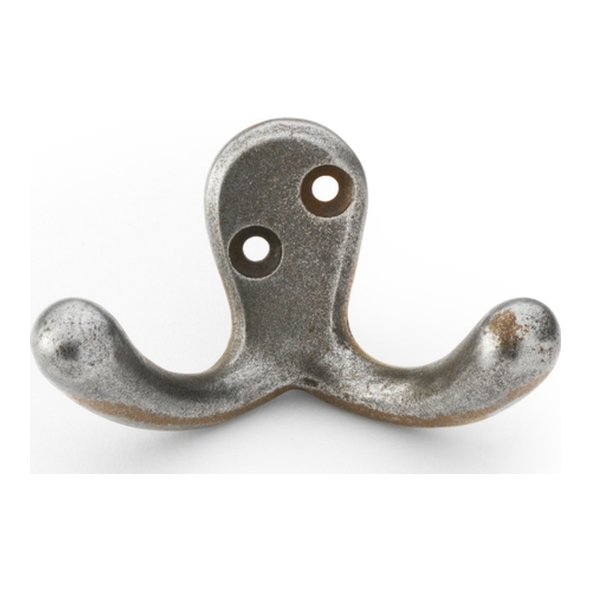 AW773AI • Antique Iron • Alexander & Wilks Victorian Double Robe Hook